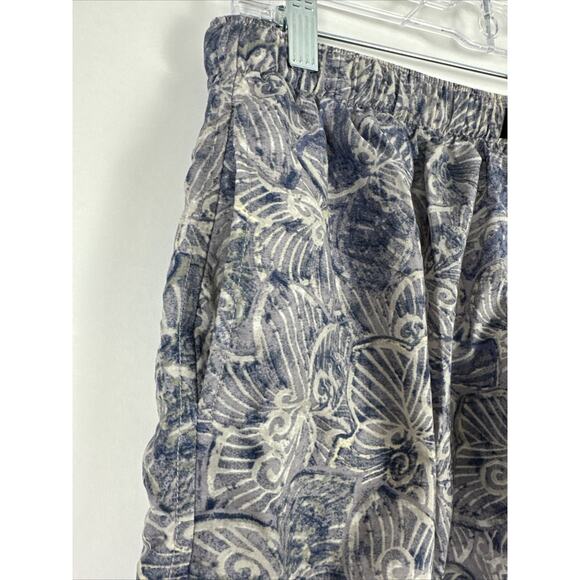 Vintage Columbia Large Purple Floral Printed Shorts Belted - Picture 6 of 15